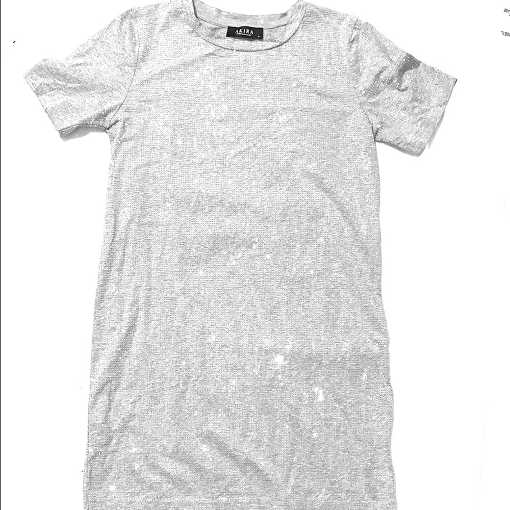 Shiny T-Shirt Dress